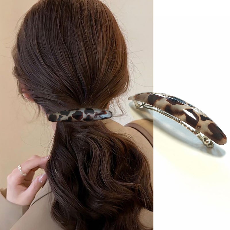 Markuii Large Hair Barrette 4 Inch No Slip Not Easy to Break French Hair Clips for Women Thick to Thin Hair, 5 Pack - Image 4